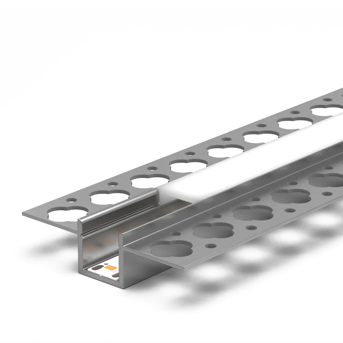C1159 Trimless Mud - in Channel 15.5mm x 15mm - LED Channels & Profiles - LEDmate