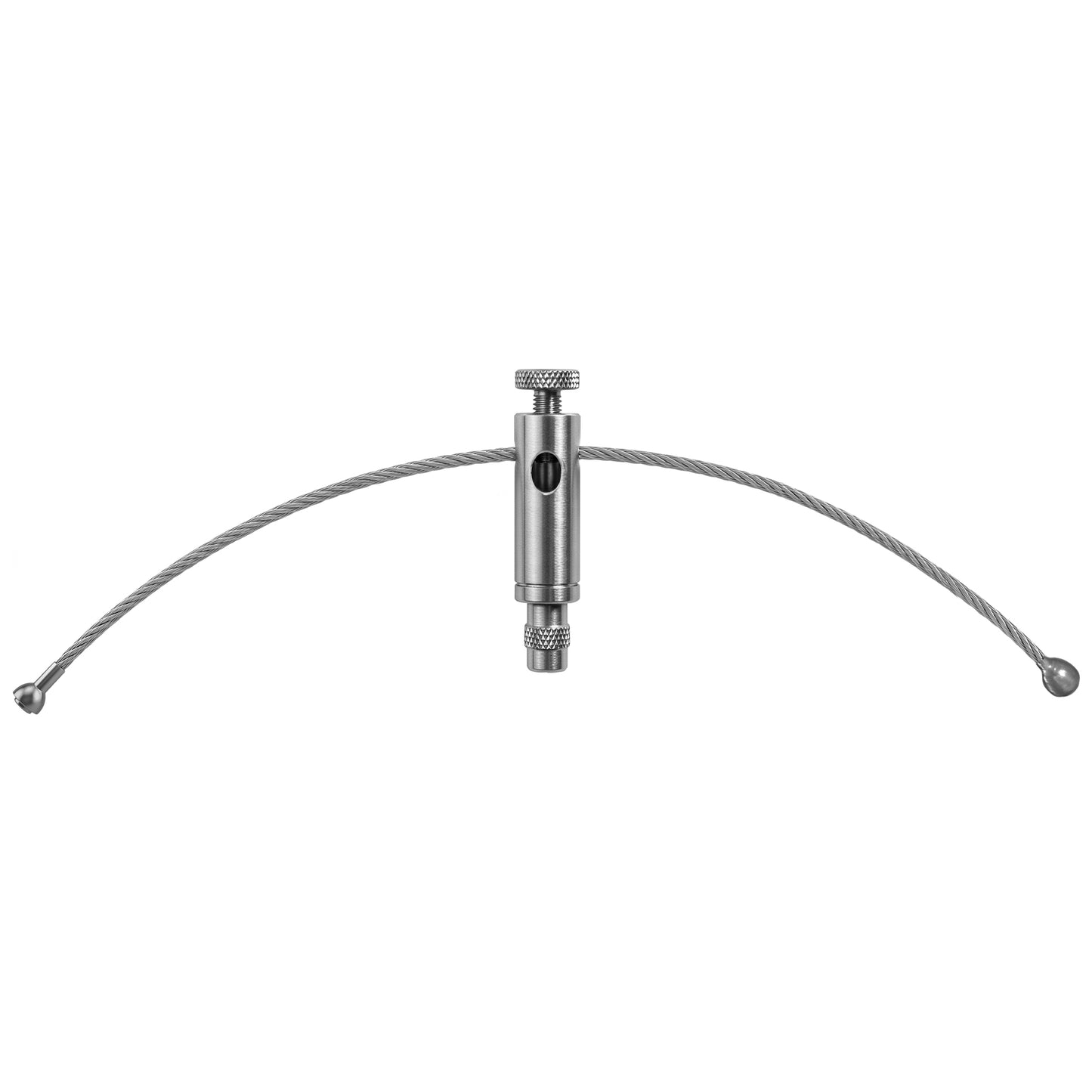 Cross Aircraft Cable 8" with Thumbscrew Cable Gripper