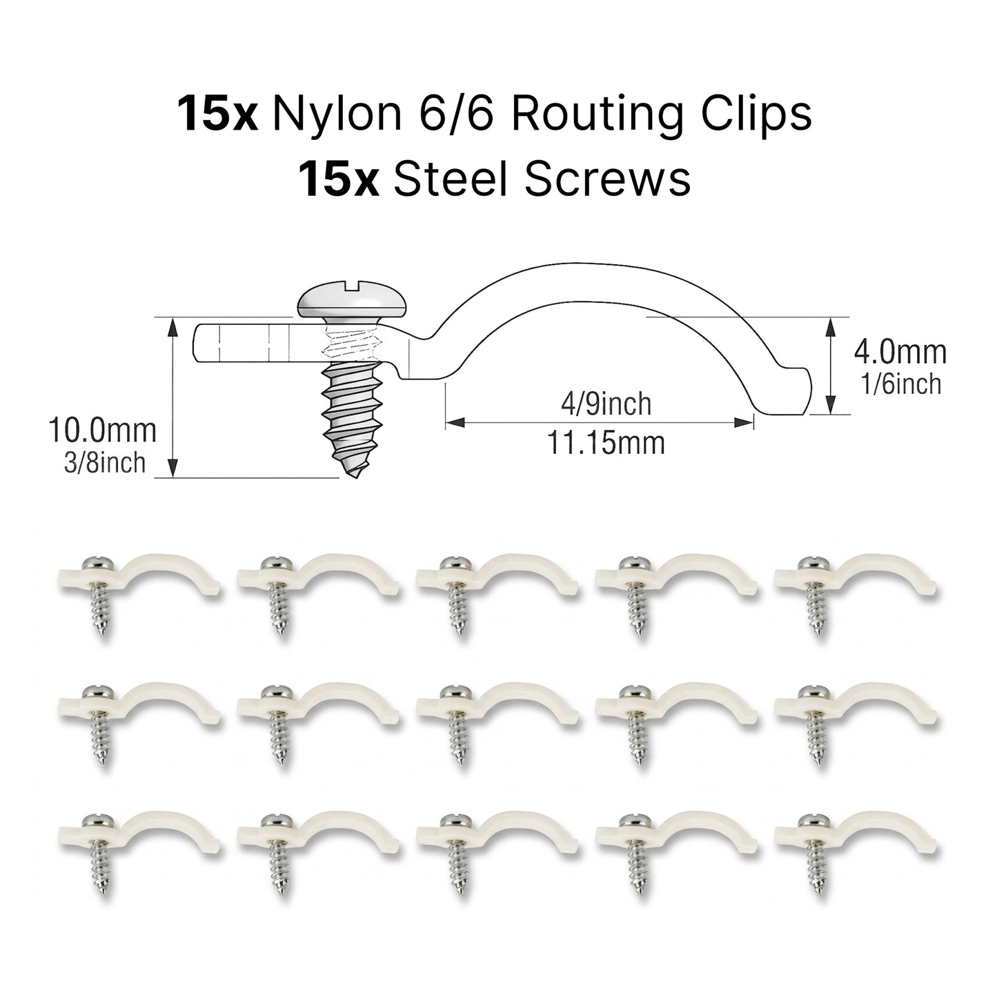 Mounting Clips - 12V Strip - Channel Accessories - LEDmate