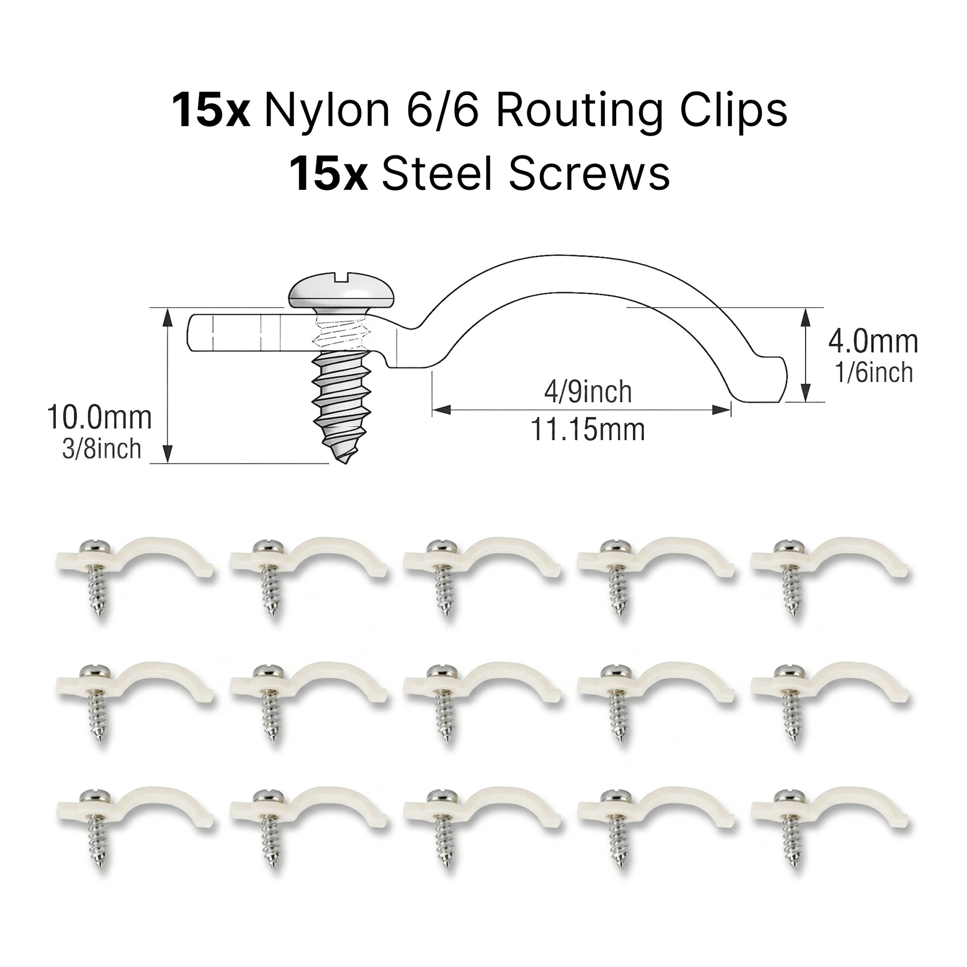 Mounting Clips - 12V Strip - Channel Accessories - LEDmate