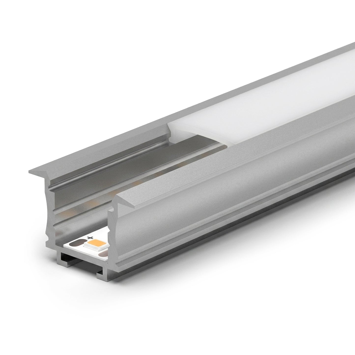 C1019 Recessed Channel 25mm x 14.5mm - LED Channels & Profiles - LEDmate