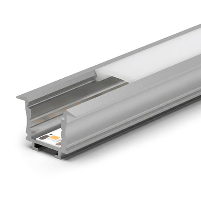 C1019 Recessed Channel 25mm x 14.5mm - LED Channels & Profiles - LEDmate