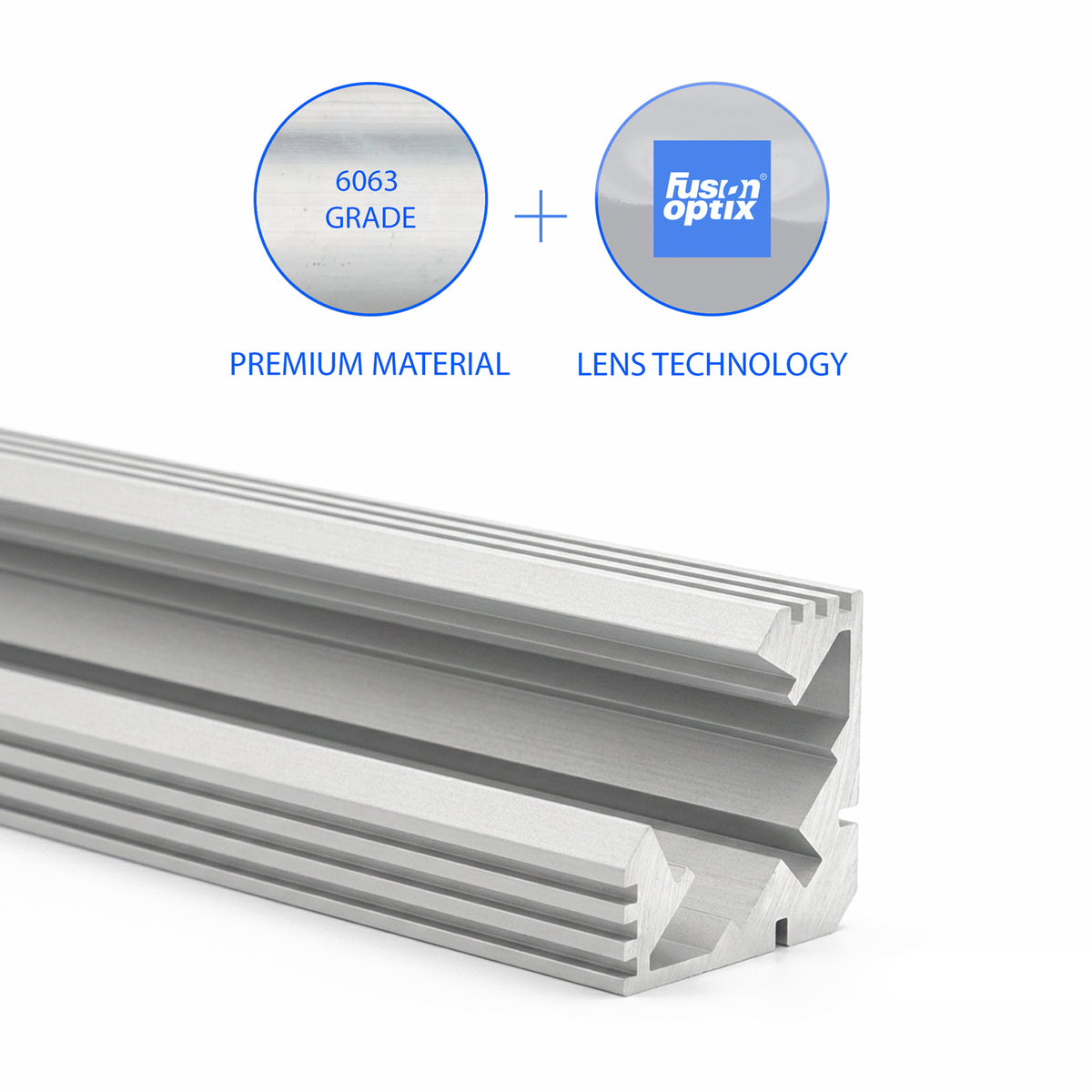 C1006 Corner Channel 19mm 19mm - LED Channels & Profiles - LEDmate