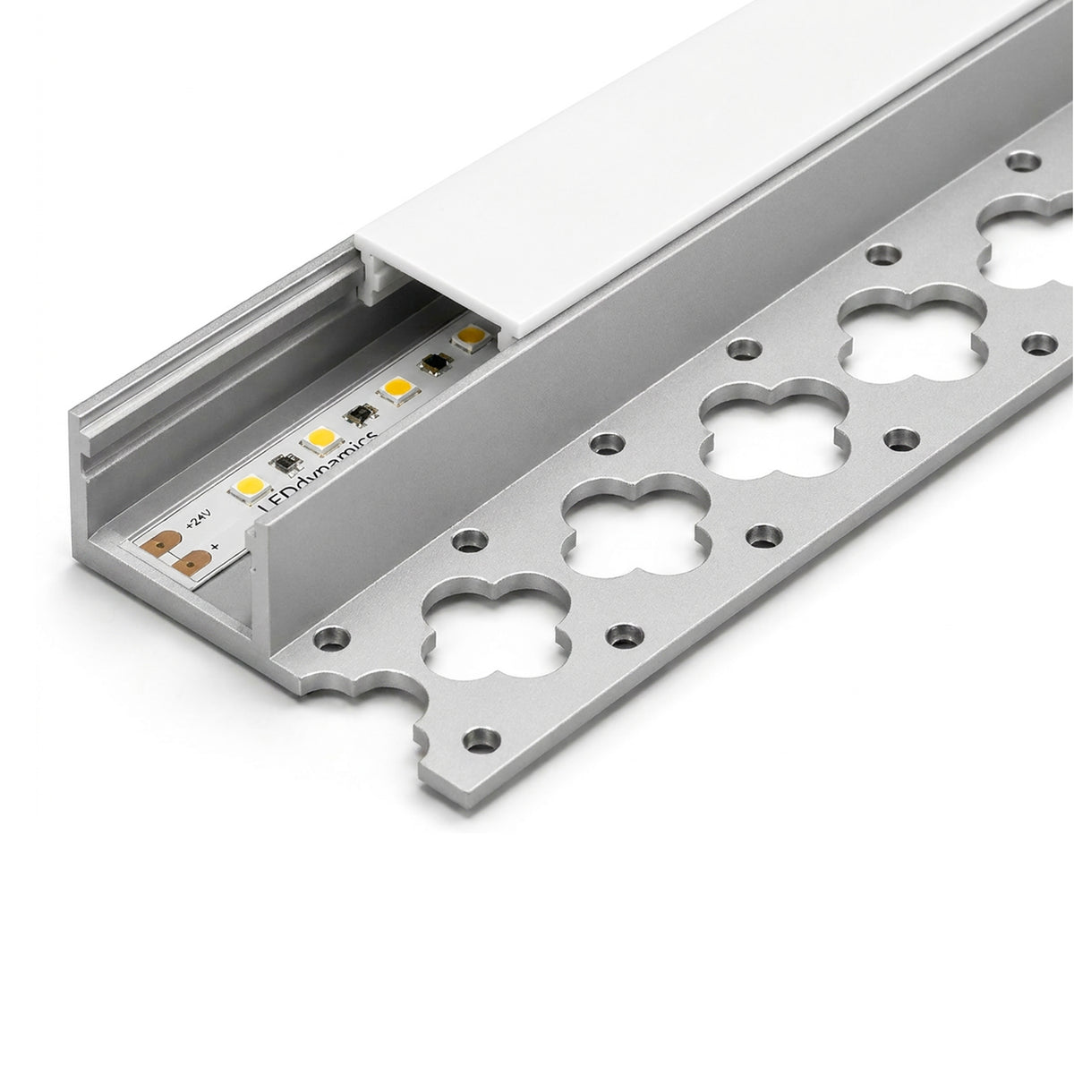 C3511 Trimless Mud - in Channel 35.5mm x 11.3mm - LED Channels & Profiles - LEDmate