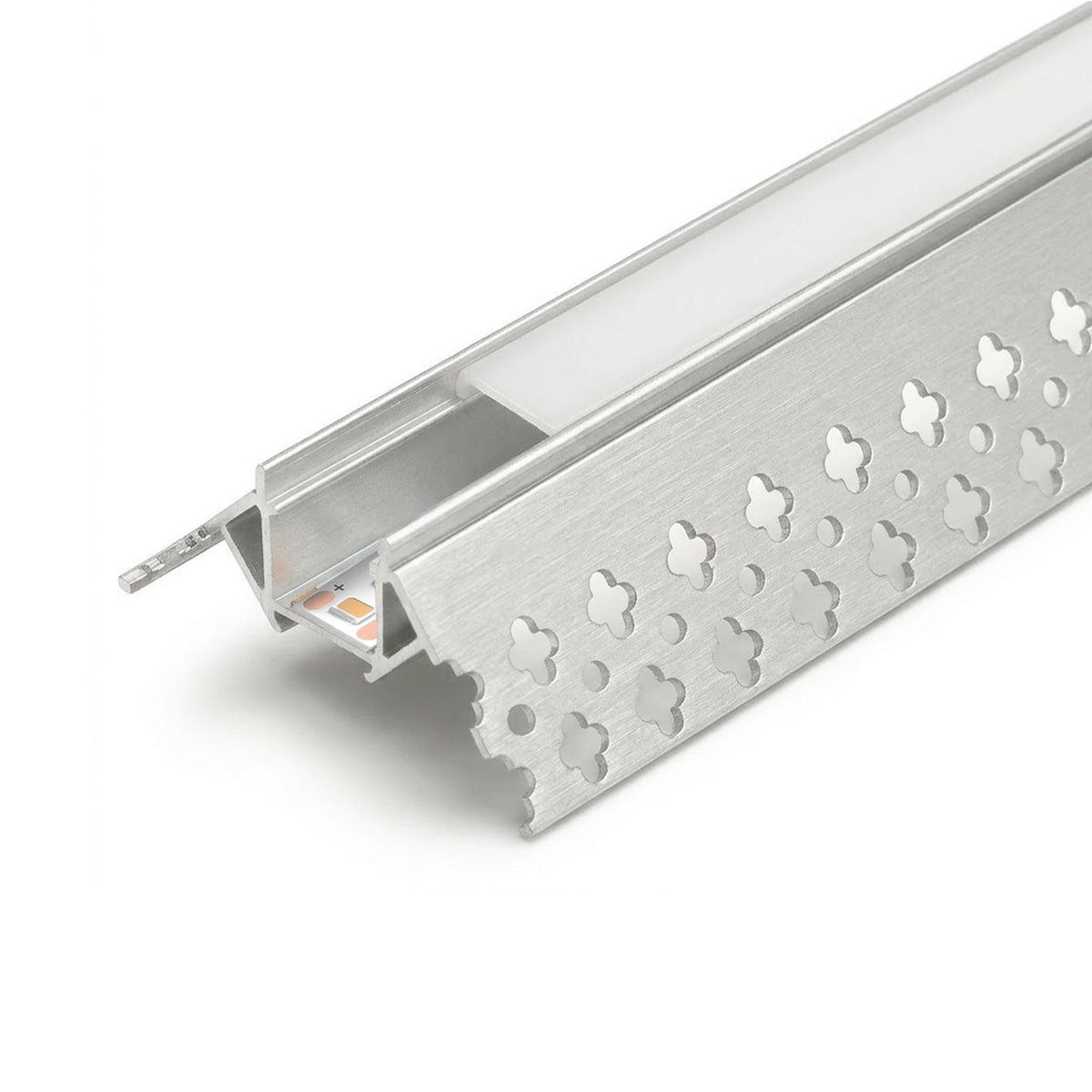 C5315 Trimless Mud - in Channel 52.8mm x 15mm - LED Channels & Profiles - LEDmate
