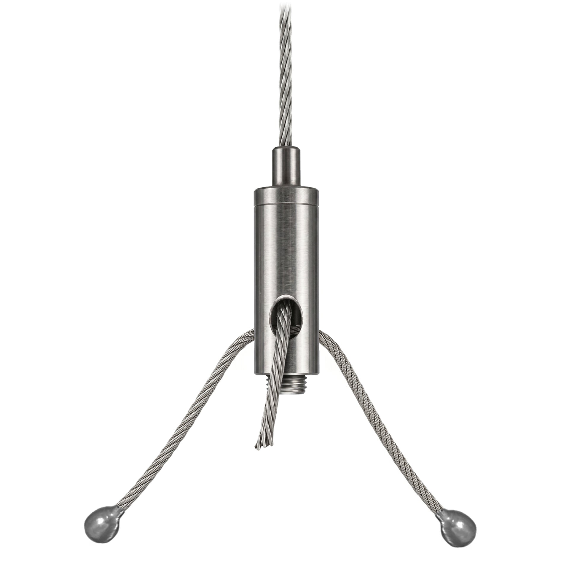 Push - Button Release Aircraft Cable Gripper Assembly - 1/16" Cross Cable, 8" - Cable & Cord Grippers - LEDmate