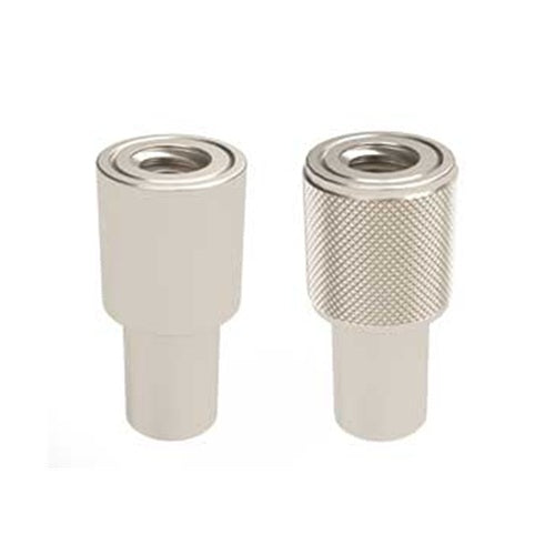 Aircraft Cable Coupler – 1/4-20 Female Thread, Nickel-Plated Brass